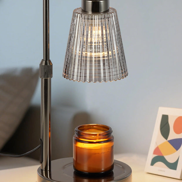 Candle Warmer Lamp with Timer Dimmable, Birthday Gifts for Women Mom, House Warming Gifts New Home Decor, Wax Melt Warmer for Jar Candles with 2 Bulbs
