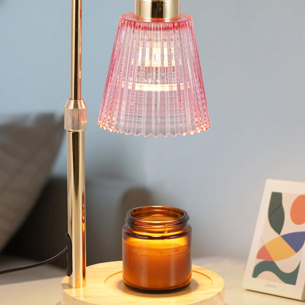 Candle Warmer Lamp with Timer Dimmable, Birthday Gifts for Women Mom, House Warming Gifts New Home Decor, Wax Melt Warmer for Jar Candles with 2 Bulbs