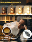 Candle Warmer Lamp with Timer Dimmable, Birthday Gifts for Women Mom, House Warming Gifts New Home Decor, Wax Melt Warmer for Jar Candles with 2 Bulbs