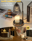 Candle Warmer Lamp with Timer Dimmable, Birthday Gifts for Women Mom, House Warming Gifts New Home Decor, Wax Melt Warmer for Jar Candles with 2 Bulbs