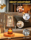 Candle Warmer Lamp with Timer Dimmable, Birthday Gifts for Women Mom, House Warming Gifts New Home Decor, Wax Melt Warmer for Jar Candles with 2 Bulbs